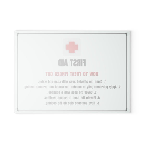 First Aid Funny Kitchen Decor Cutting Board