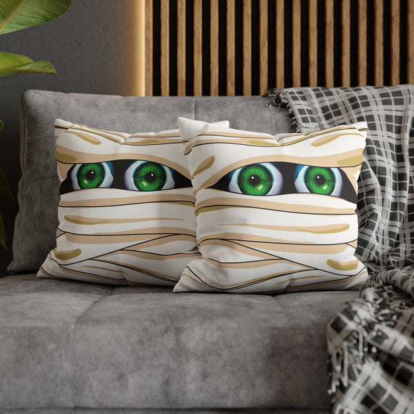 Funny Mummy Halloween Soft Pillow Cover