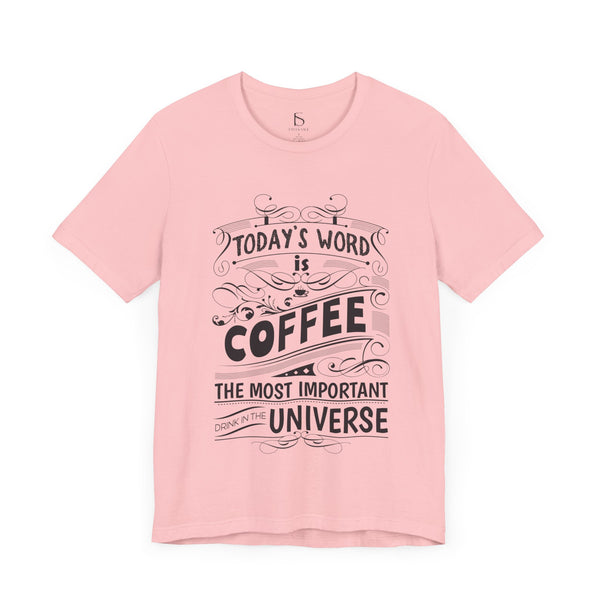 Coffee Typography T-Shirt