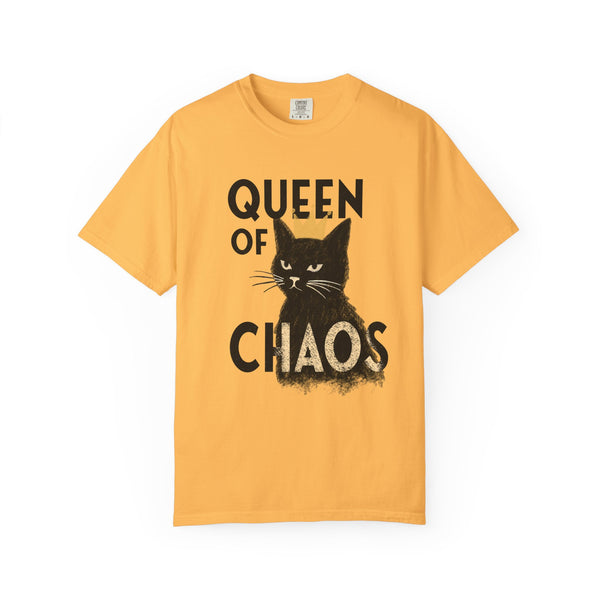 Queen of Chaos Black Cat Grunge Style Comfort Colors® T-Shirt