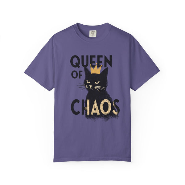 Queen of Chaos Black Cat Grunge Style Comfort Colors® T-Shirt