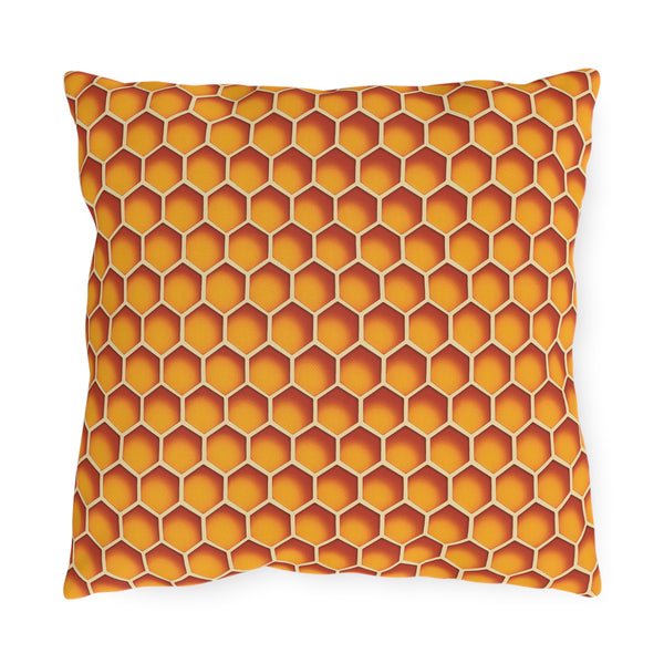 Honeycomb Indoor Outdoor Accent Pillow Spring Decor