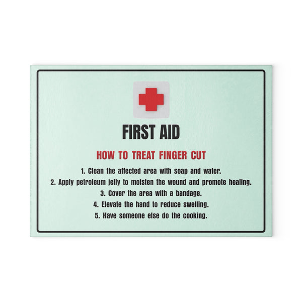 First Aid Funny Kitchen Decor Cutting Board