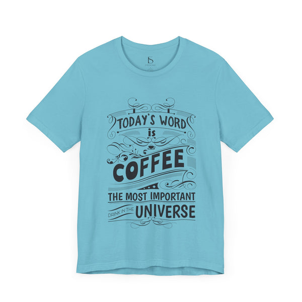 Coffee Typography T-Shirt