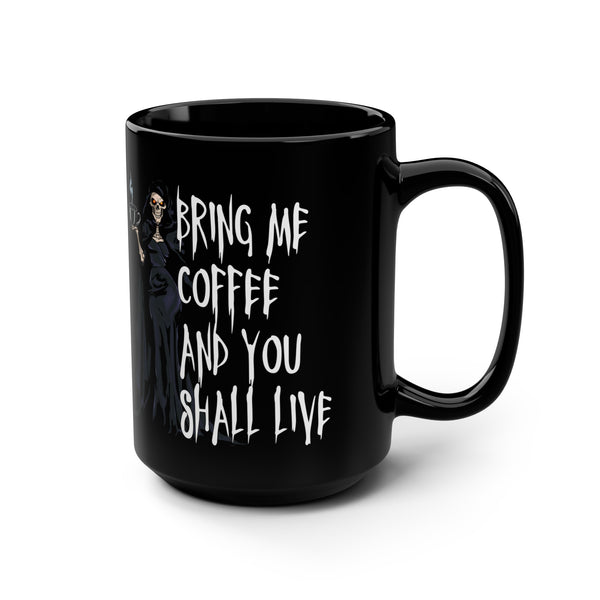Coffee Lovers Grim Reaper Mug 15oz