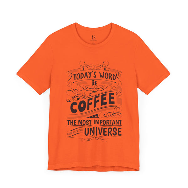 Coffee Typography T-Shirt