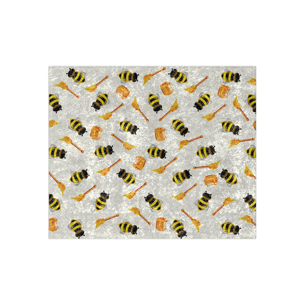 Honey Bees Decorative Throw Blanket