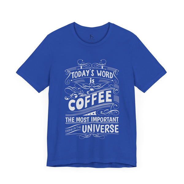 Coffee Typography T-Shirt