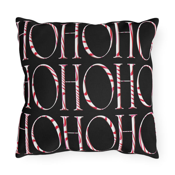 Reversible Holiday Pillow Outdoor Throw Pillow