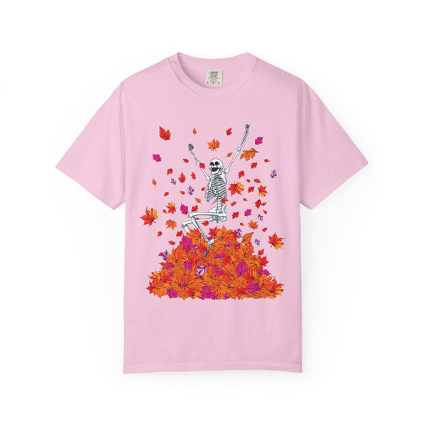 Fall Lovers Skeleton Halloween T-Shirt Comfort Colors®