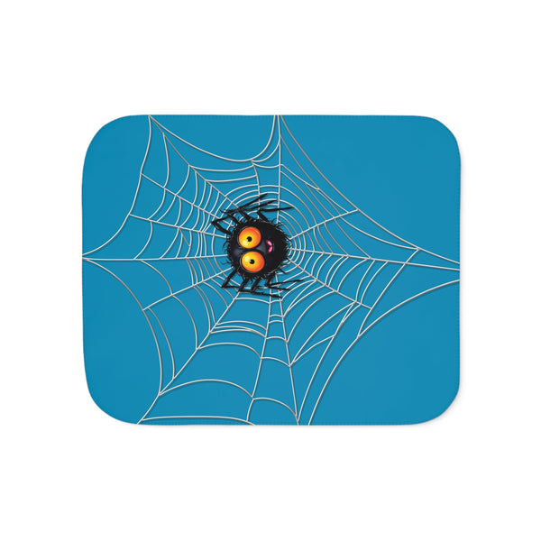 Happy Spider Halloween Toddler Baby Blanket