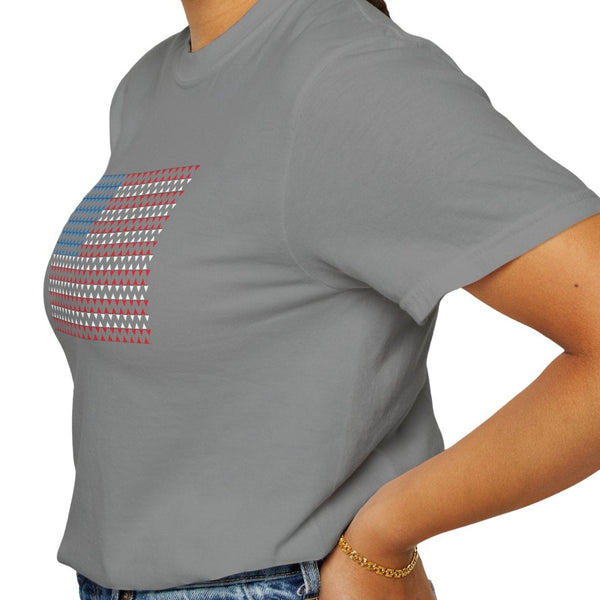 Comfort Colors© Martini Style American Flag Patriotic T-Shirt