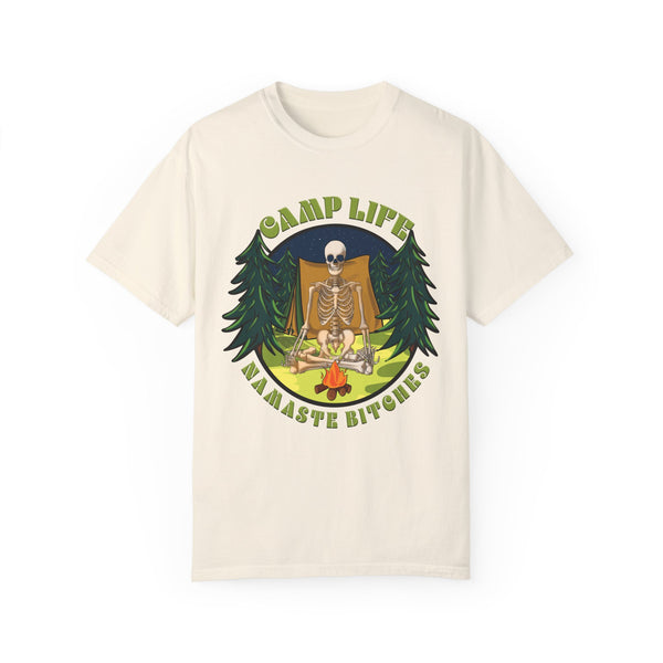 Comfort Colors© Namaste Bitches Yoga Skeleton T-Shirt