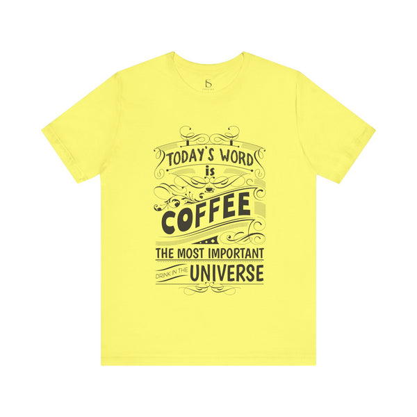 Coffee Typography T-Shirt