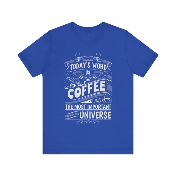 Coffee Typography T-Shirt