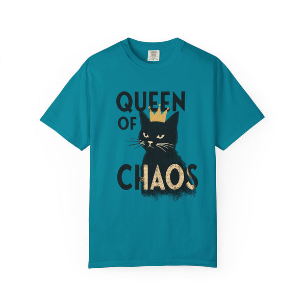 Queen of Chaos Black Cat Grunge Style Comfort Colors® T-Shirt