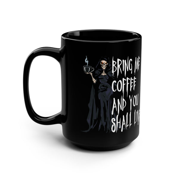 Coffee Lovers Grim Reaper Mug 15oz