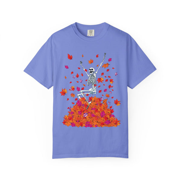 Fall Lovers Skeleton Halloween T-Shirt Comfort Colors®