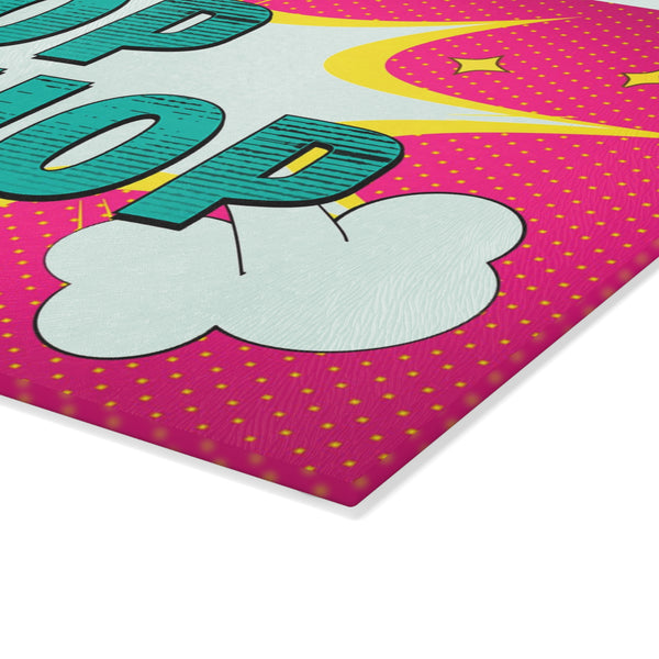 Pop Art Chop Chop Kitchen Decor Cutting Board