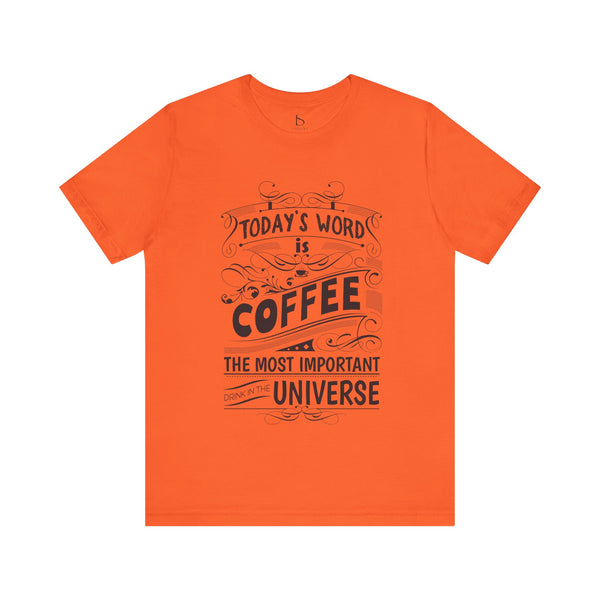 Coffee Typography T-Shirt