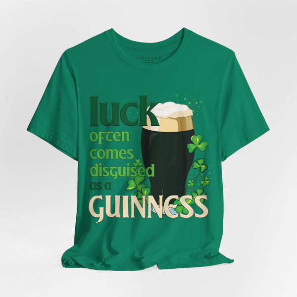 Guinness Lucky Irish St. Patrick's Day Drinking T-Shirt