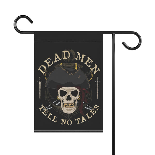 Pirate Skull Dead Men Tell No Tales Yard Flag