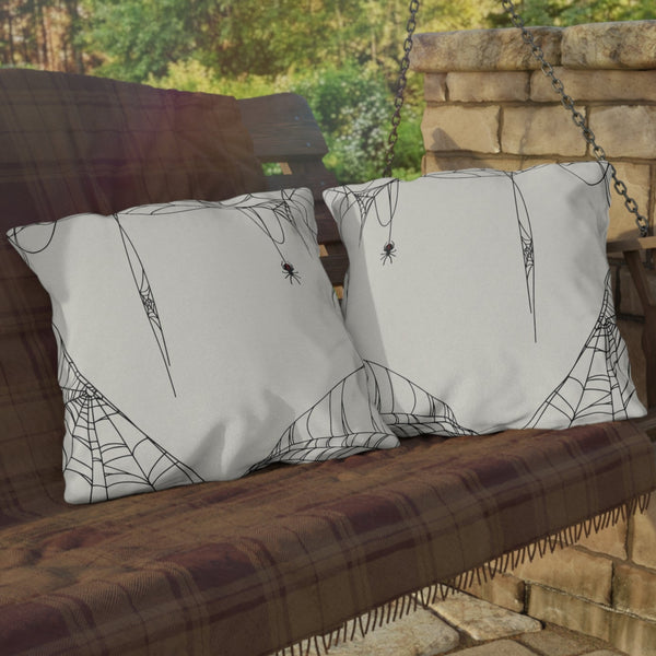 Hanging Spider Indoor Outdoor Throw Pillow