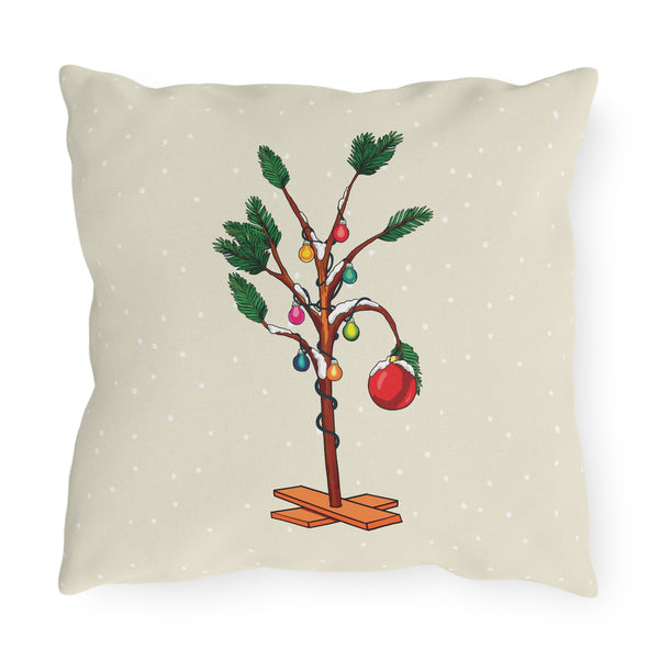 Charlie Brown Christmas Pillow Outdoor Throw Pillow