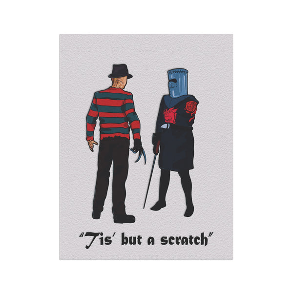Freddy Krueger vs Monty Python Funny Halloween Yard Flag