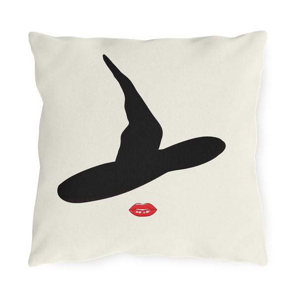 Glam Witch Outdoor Indoor Throw Pillow