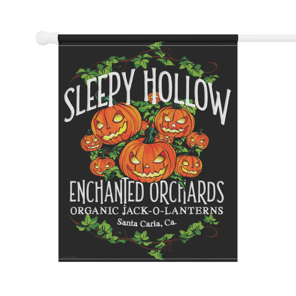 Sleepy Hollow Pumpkin Farms Halloween Yard Flag