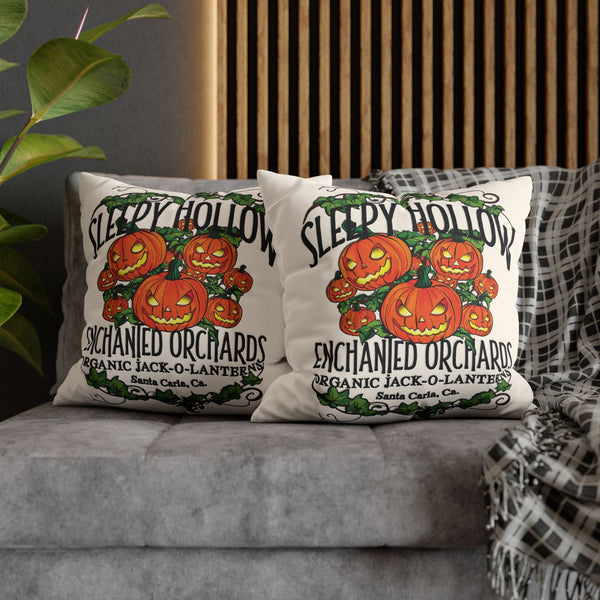 Sleepy Hollow Orchards Halloween Soft Pillow Cover
