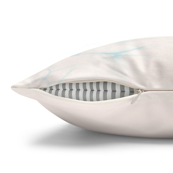 Coastal Christmas Nautical Wheel Faux Suede Pillow Cover