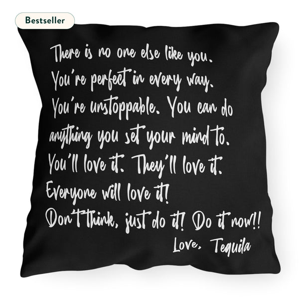 Funny Inspiration Tequila Gift Idea Indoor Outdoor Pillow