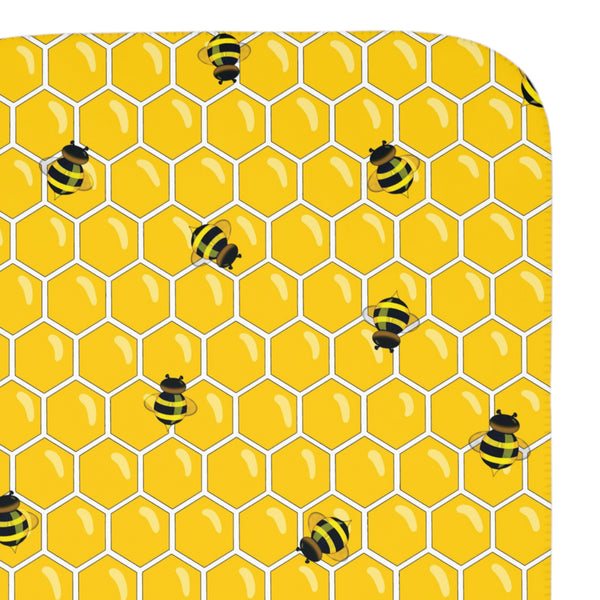 Honey Bee Baby Infant Gift Sherpa Baby Blanket