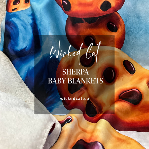 Little Patriot Red White Blue Sherpa Baby Blanket