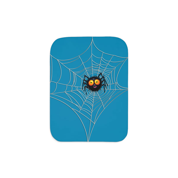 Happy Spider Halloween Toddler Baby Blanket