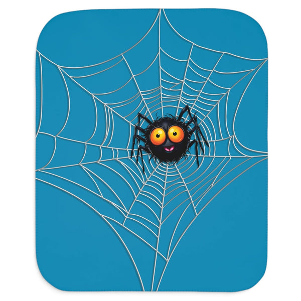 Happy Spider Halloween Toddler Baby Blanket
