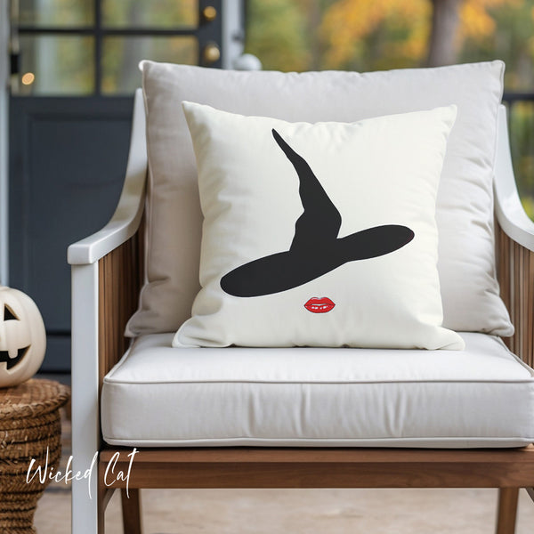 Glam Witch Outdoor Indoor Throw Pillow