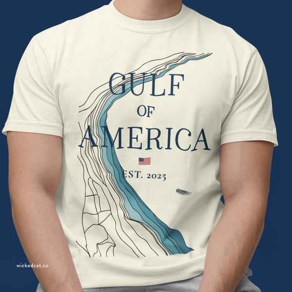 Comfort Colors© Gulf of America Topography Map T-Shirt