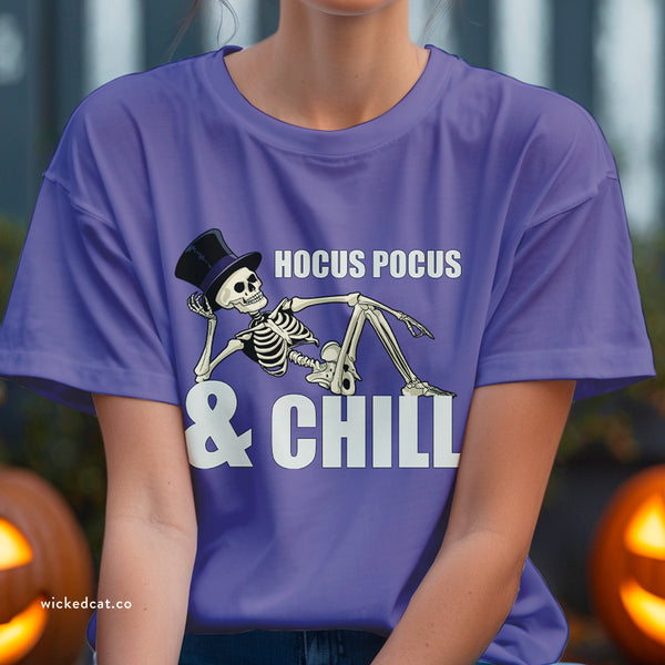 Hocus Pocus Halloween Skeleton T-Shirt Comfort Colors®