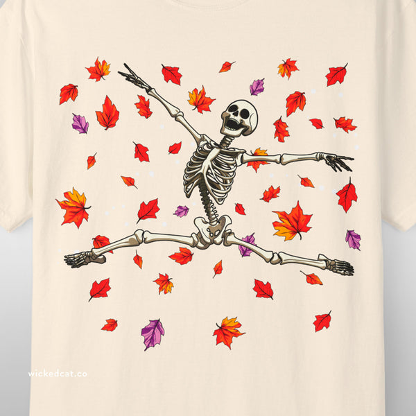 Halloween Lovers Skeleton Fall T-Shirt Comfort Colors®