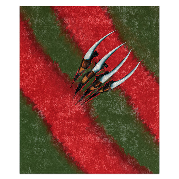 Nightmare on Elm Street Freddy Krueger Throw Blanket