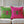 Honeycomb Bee Reversible Pink & Green Indoor Outdoor Accent Pillow