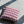 Pink & Ivory Harlequin Reversible Throw Pillow Cover