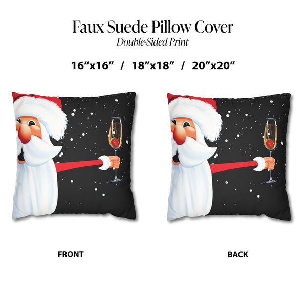 Christmas Santa Party Cute Christmas Pillow Cover