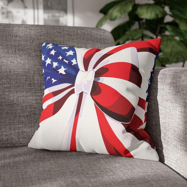 American Flow Chic Patriotic Soft Accent Pillow Cover