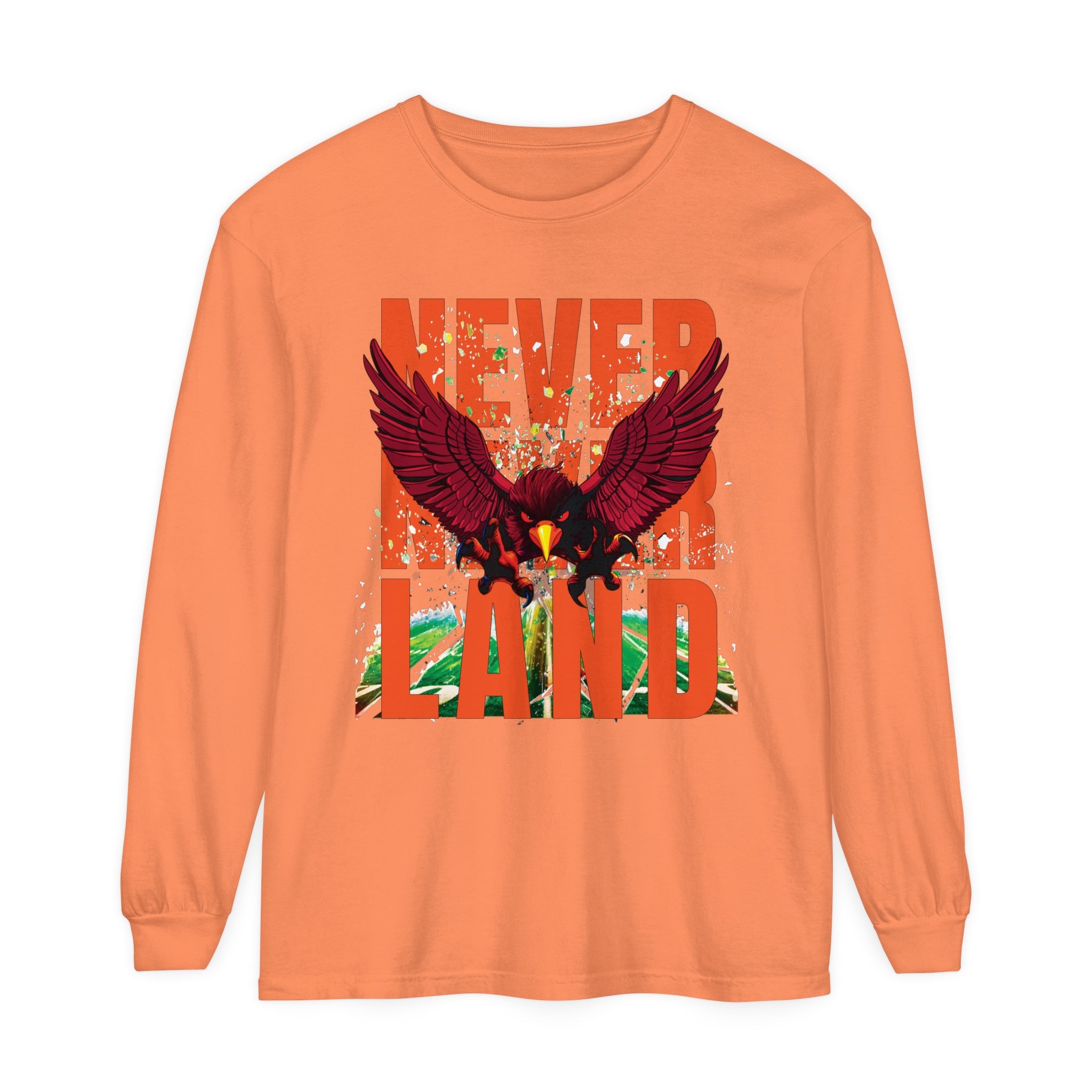 Comfort Colors® Never Never Land Hokies Long Sleeve Tee