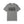 Gray t-shirt with black graphic and text on a white background
