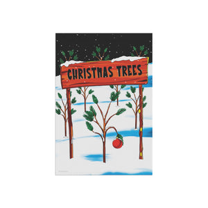 Garden flag with 'Charlie Brown Christmas – Version B' design
